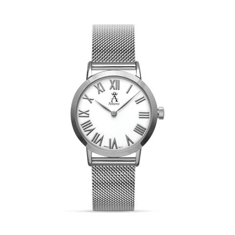 Women's Stainless Steel Mesh Bracelet Watch
