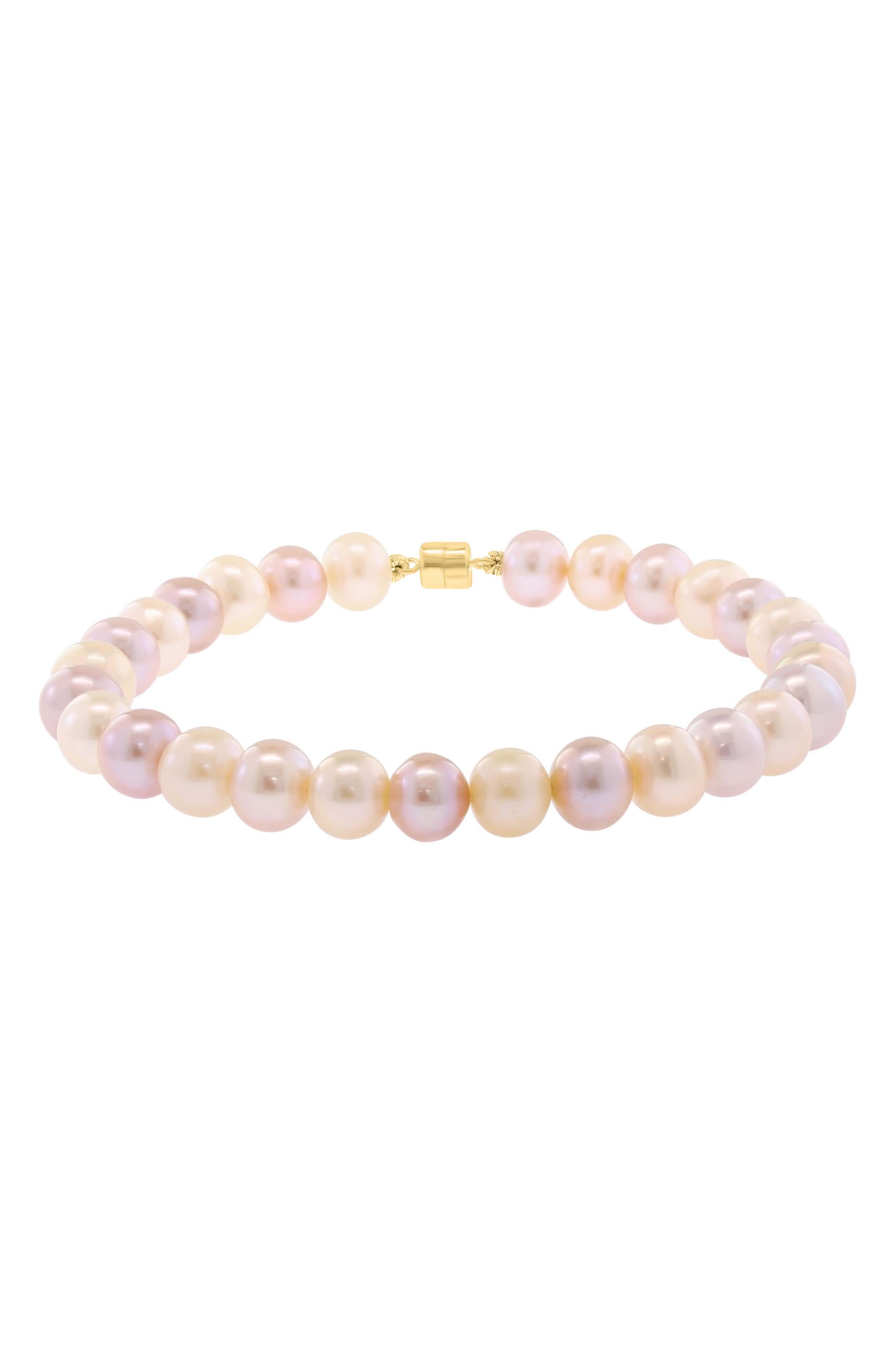 14k Gold Freshwater Cultured Pearl Bracelet