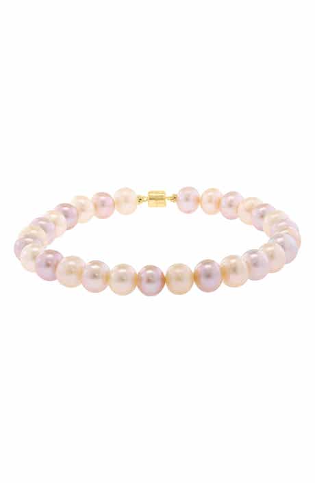 14k Gold Freshwater Cultured Pearl Bracelet