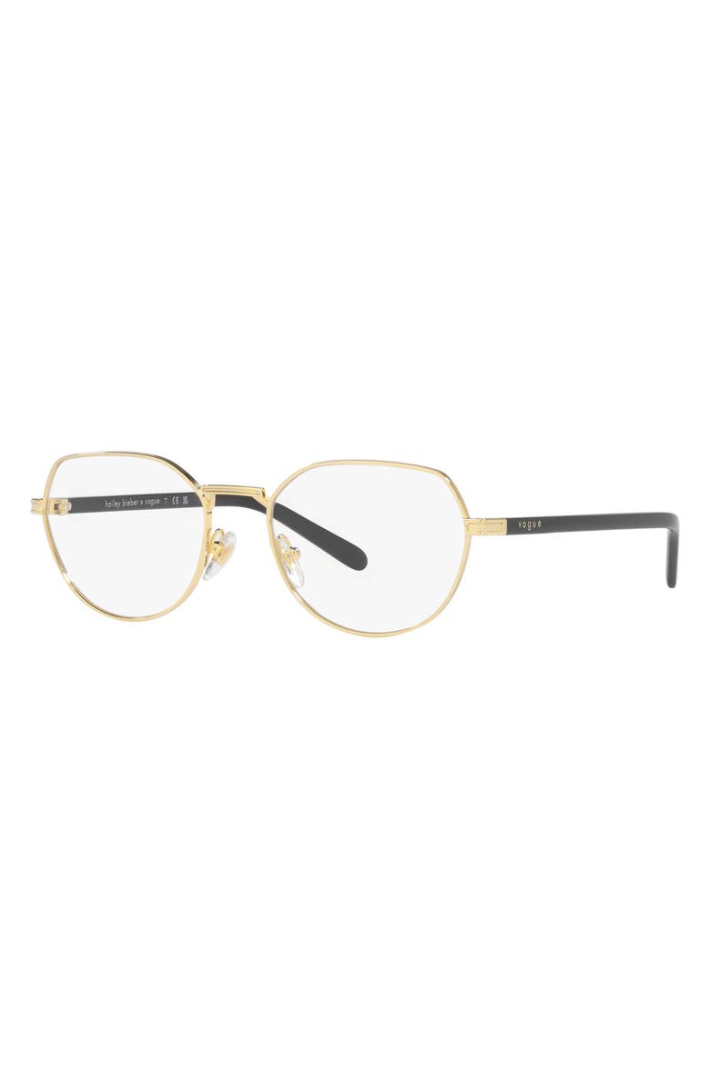 VOGUE 51mm Round Optical Glasses, Alternate, color, 