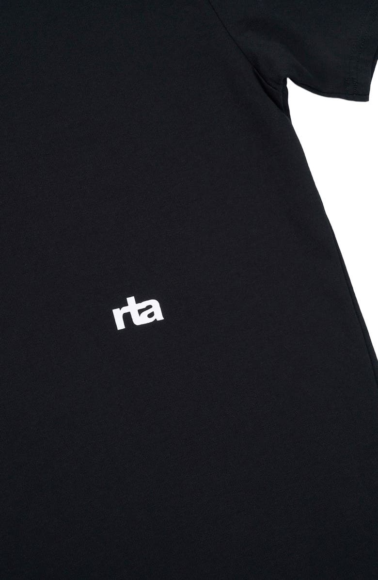 RtA Liam Logo Graphic T-Shirt, Alternate, color, Black Razor Type