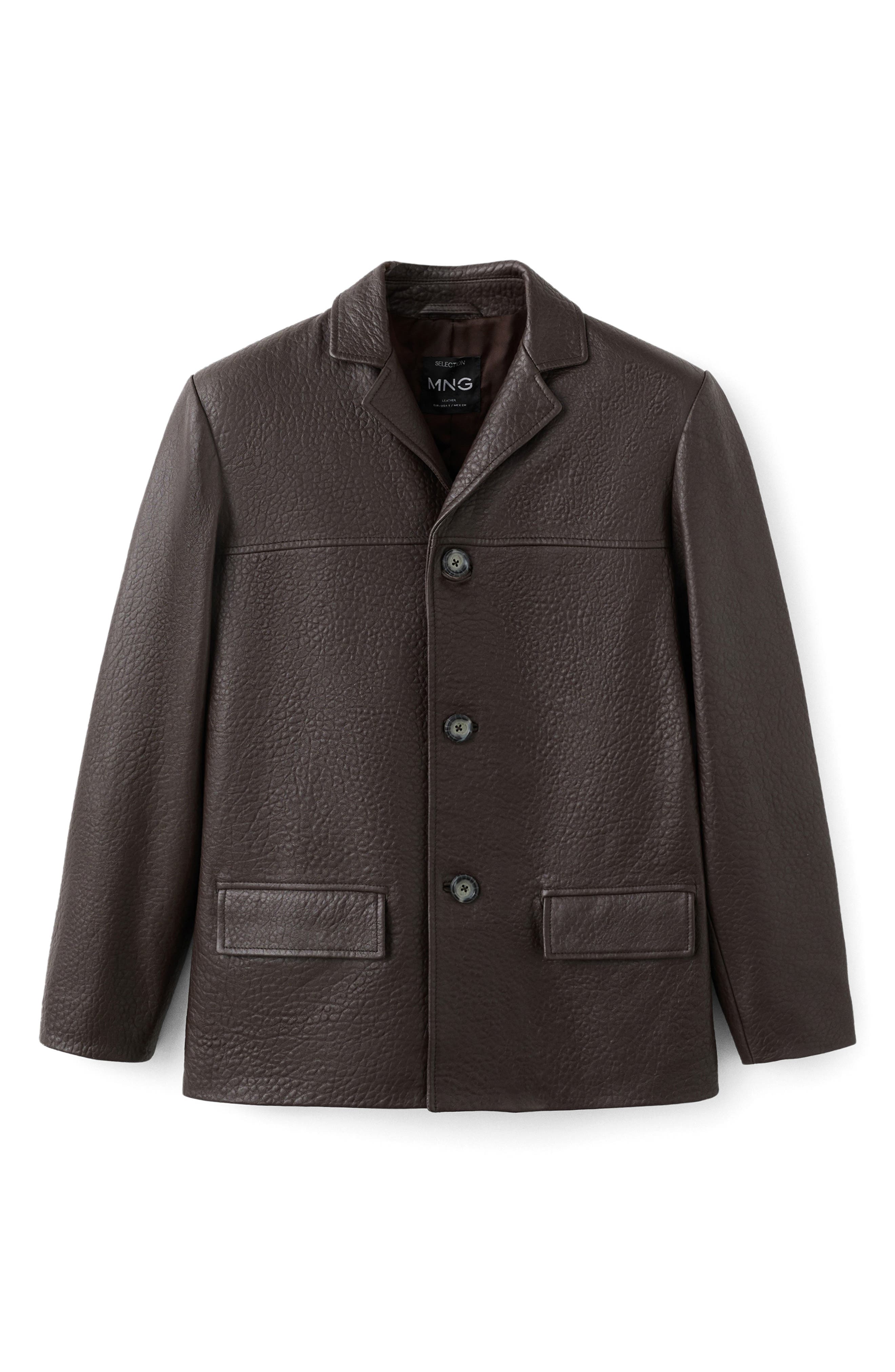 Faux Leather Jacket - image 3