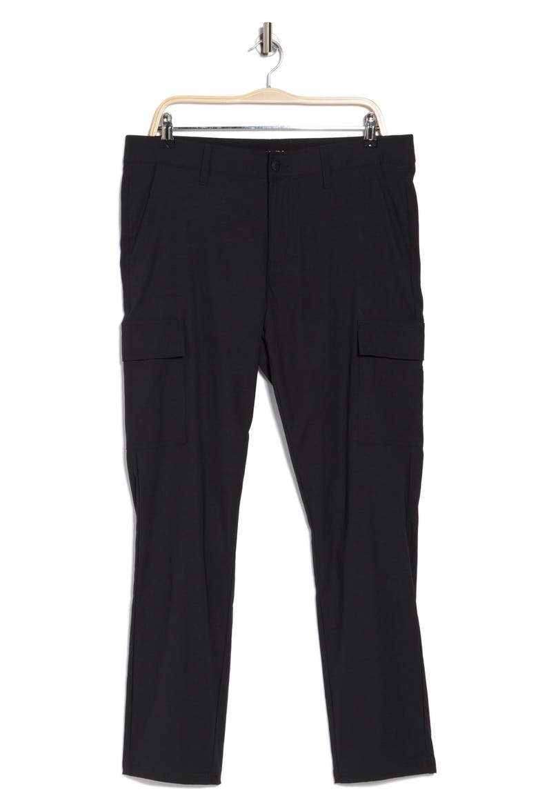 Tech Cargo Chino Pants, Alternate, color, BLACK