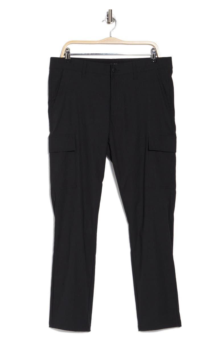 DKNY Tech Cargo Chino Pants, Alternate, color, Black