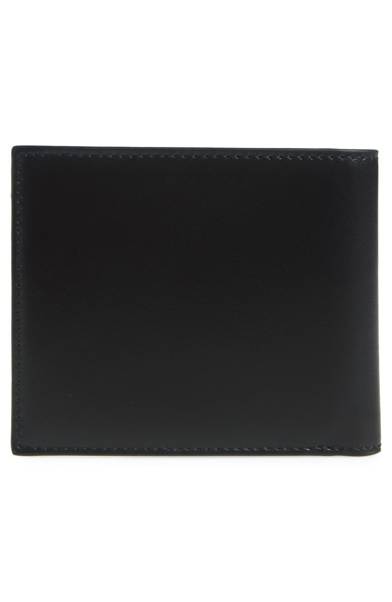 AMIRI Panther Leather Bifold Wallet, Alternate, color, Black