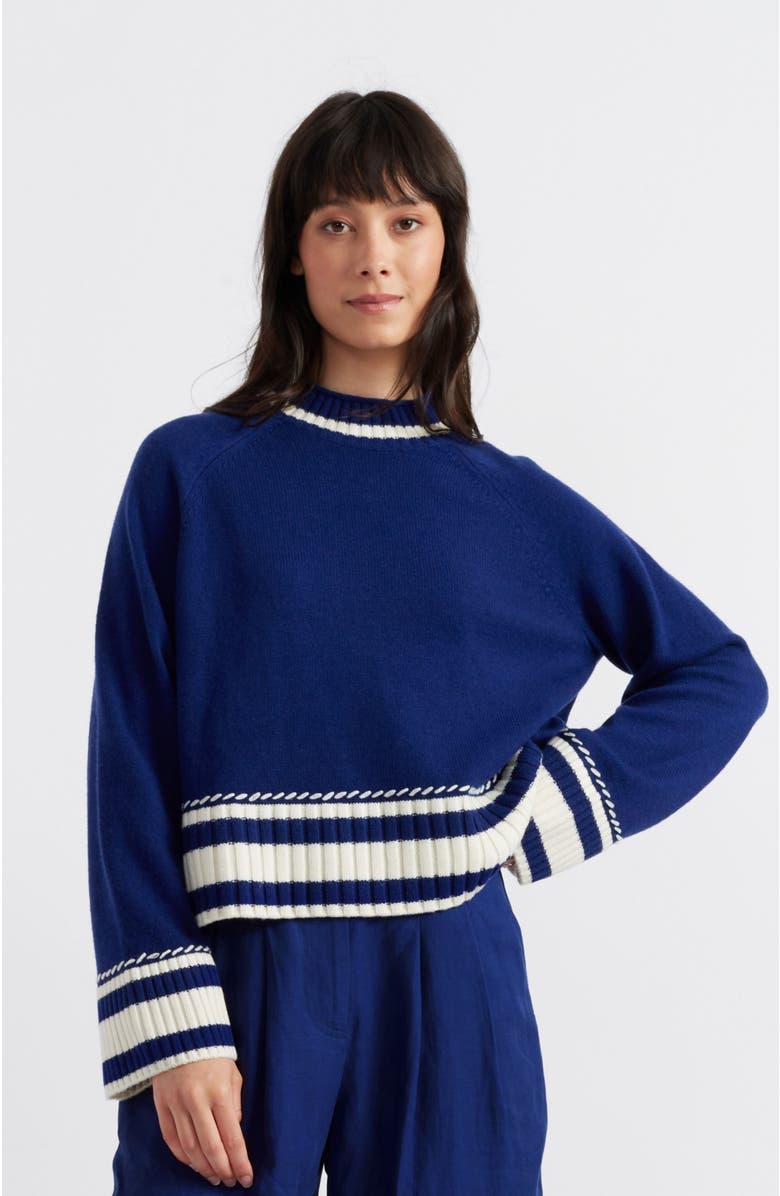 Chinti & Parker Knitted Wool Cashmere Sweater, Main, color, 