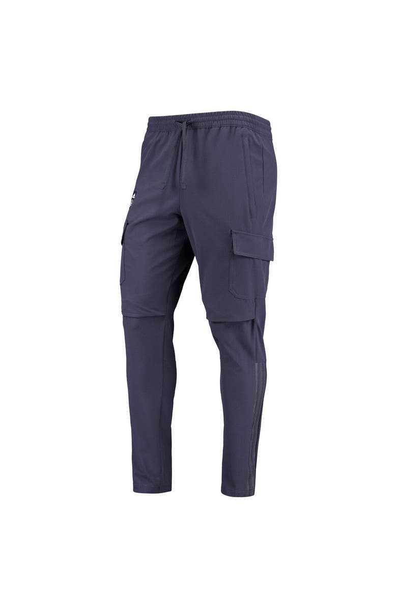 adidas Men's adidas Navy LA Galaxy Travel Pants, Alternate, color,