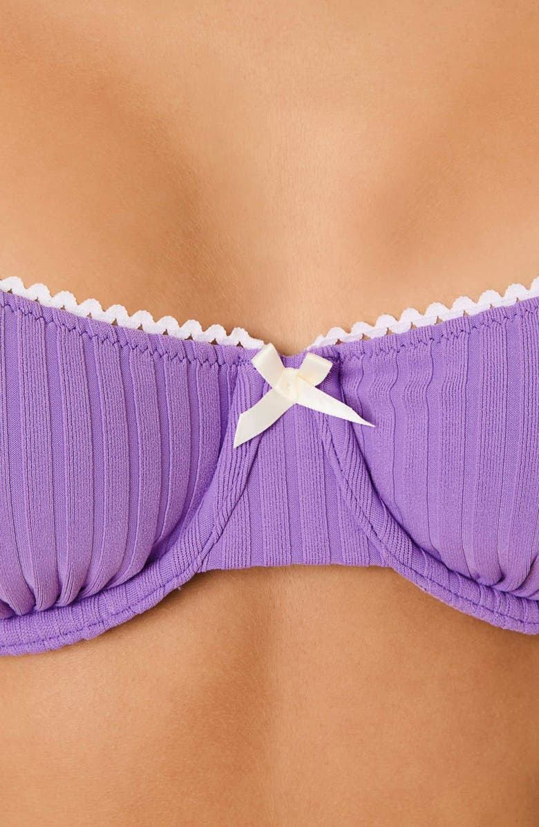 Solid & Striped The Daphne Underwire Bikini Top, Alternate, color, Ultra Violet