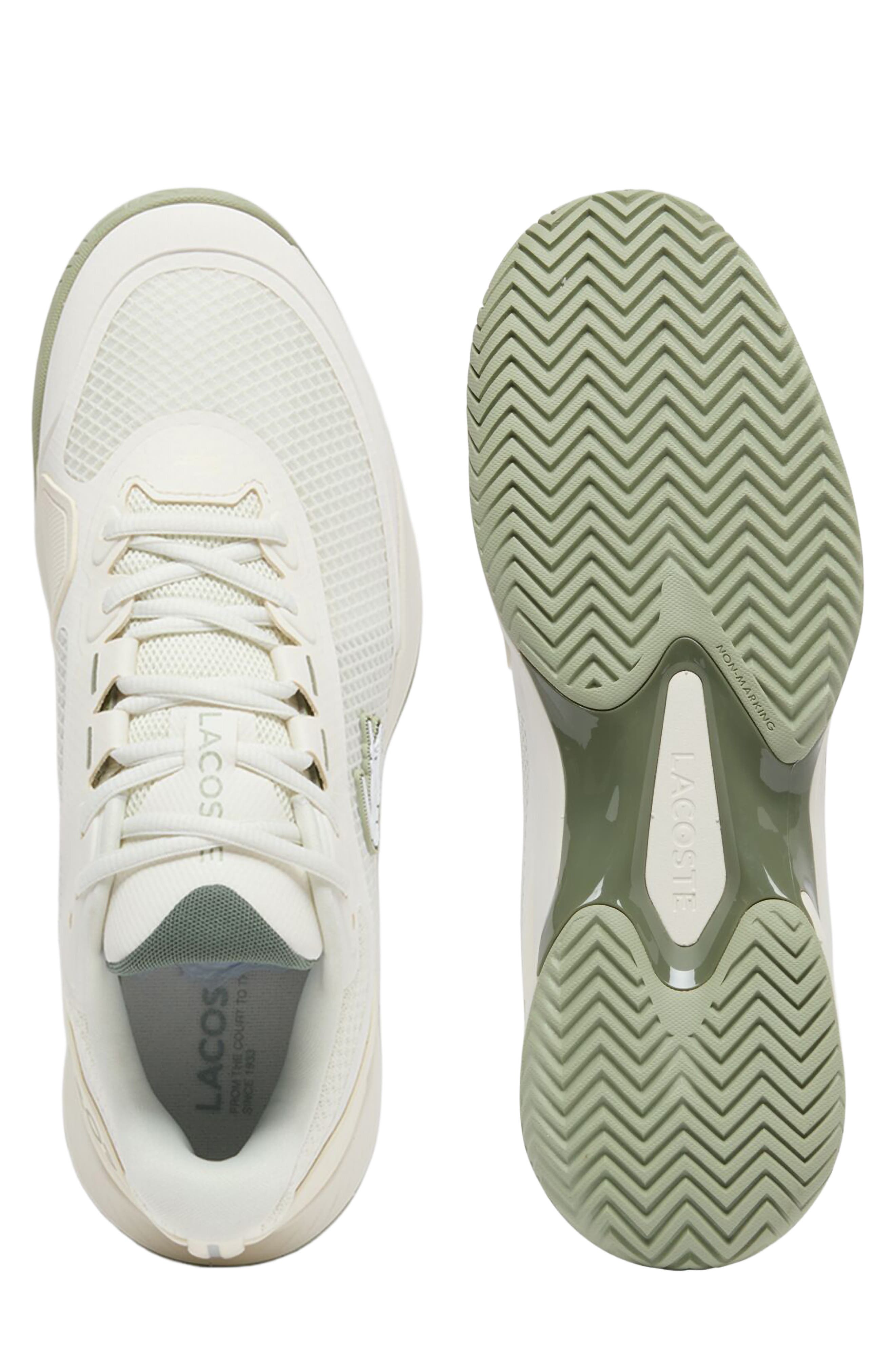 Tech Point Tennis Shoe, Alternate, color, OFF WHITE/ KHAKI