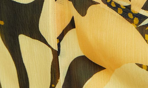 Lost + Wander Dusk Till Dawn Floral Maxi Sundress In Black/yellow