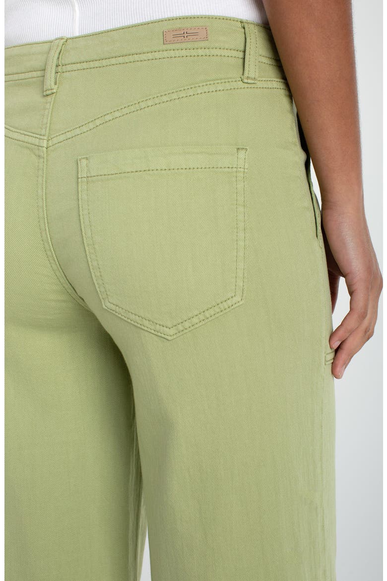 High Waist Crop Wide Leg Utility Pants, Alternate, color, LOTUS