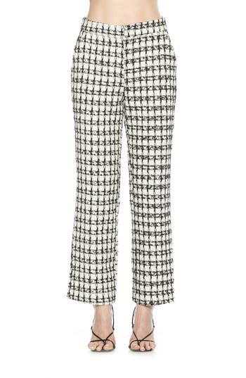 Alexia Admor High Waist Tweed Pants
