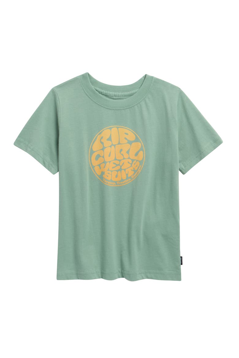 Kids' Wettie Passage Icon Relaxed Fit Cotton Graphic T-Shirt, Main, color, ALOE