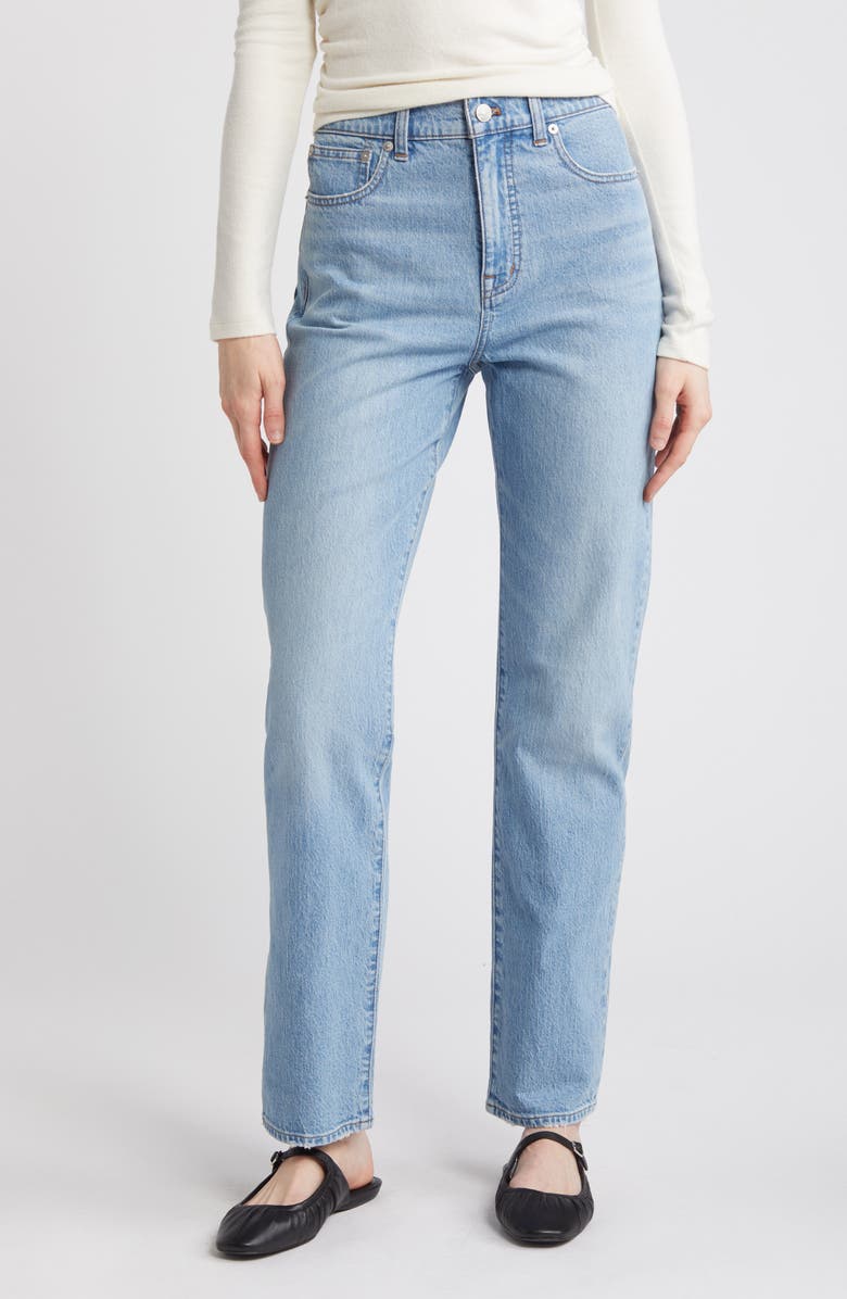 Madewell The '90s High Waist Straight Leg Jeans, Main, color,