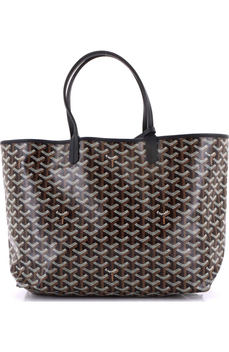 Pre-Owned Goyard Saint Louis Tote Coated Canvas PM, Alternate, color, Black