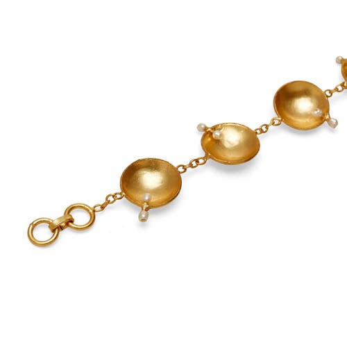 Dhwani Bansal Vitr Bracelet In Gold Plated