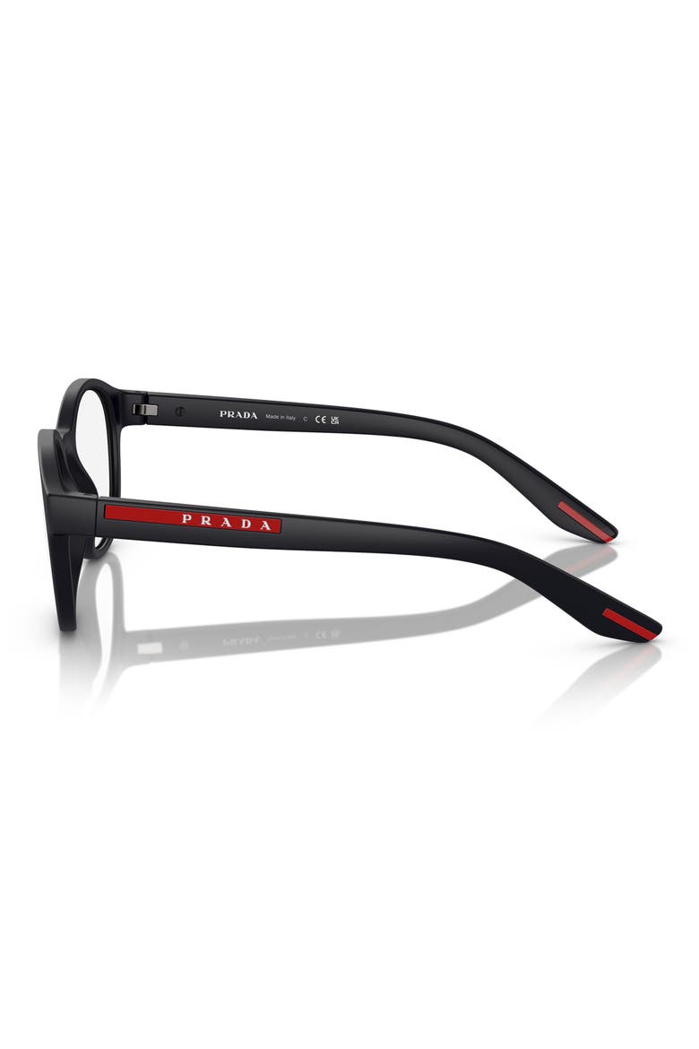 53mm Phantos Optical Glasses, Alternate, color, RUBBER BLACK