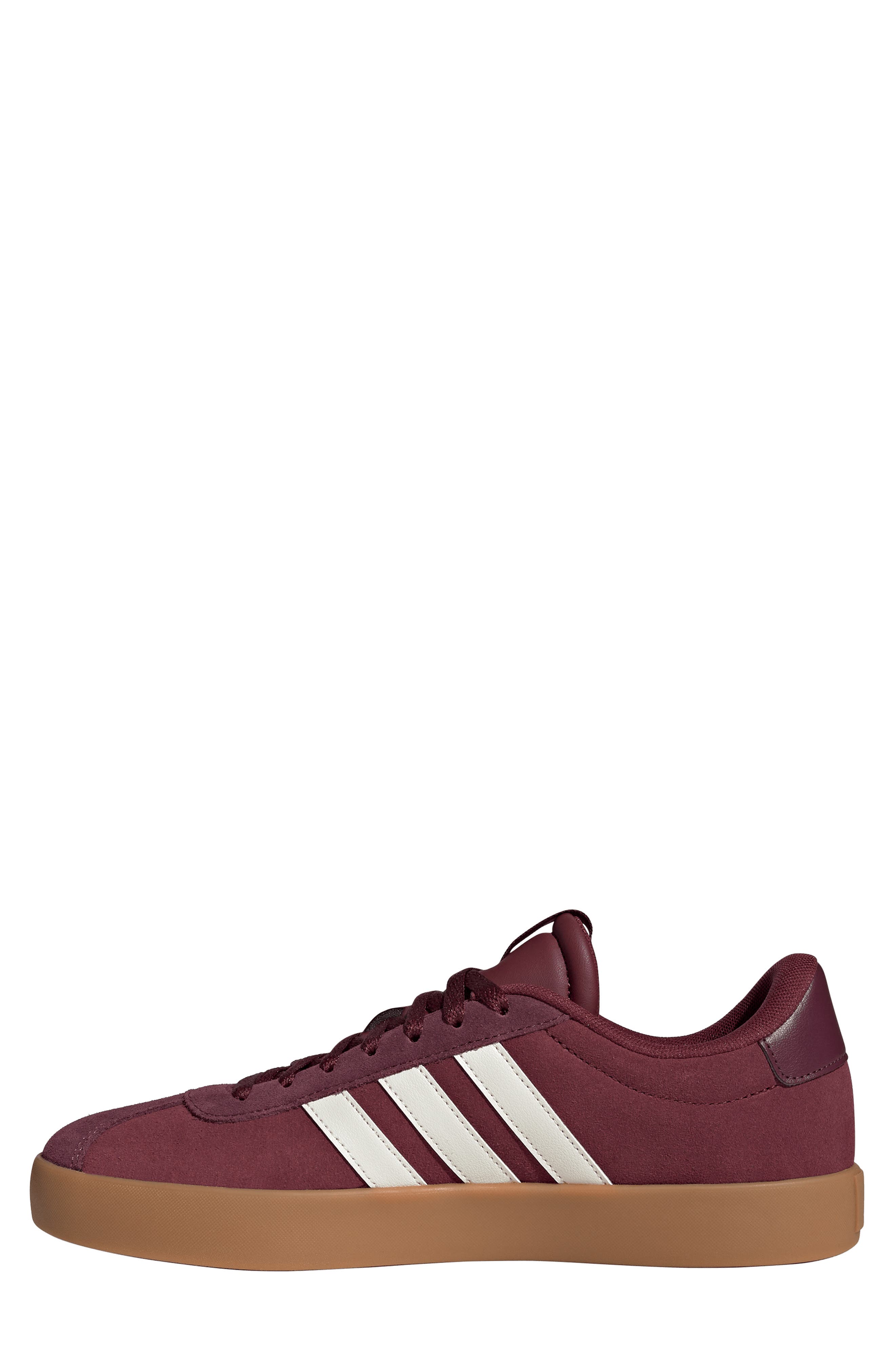 adidas VL Court 3.0 Sneaker, Alternate, color, Shadow Red/ Off White/ Maroon