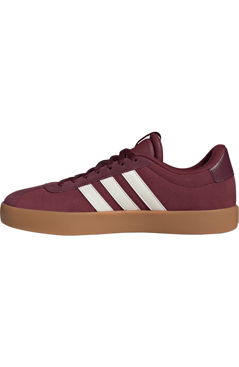 adidas VL Court 3.0 Sneaker, Alternate, color, Shadow Red/ Off White/ Maroon