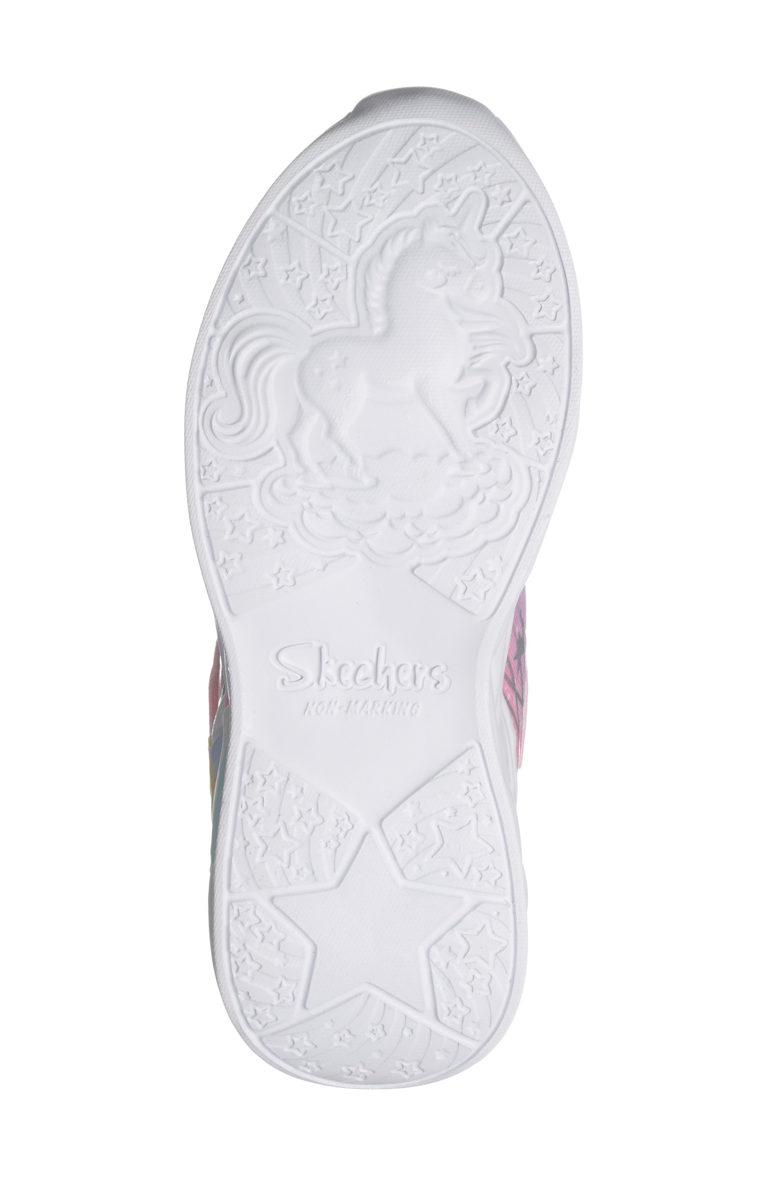 SKECHERS Kids' Unicorn Dreams Sneaker, Alternate, color, Pink Turquoise