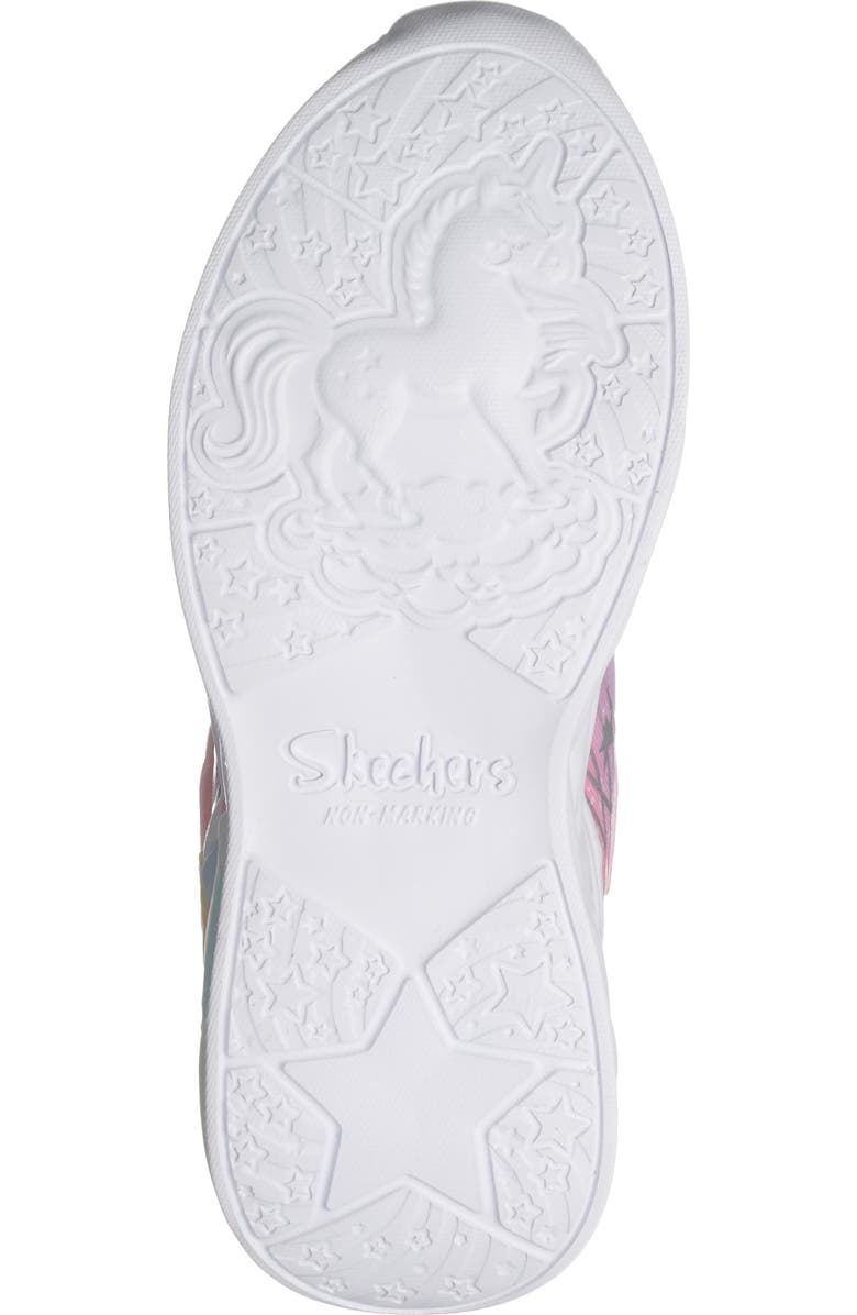 SKECHERS Kids' Unicorn Dreams Sneaker, Alternate, color, Pink Turquoise