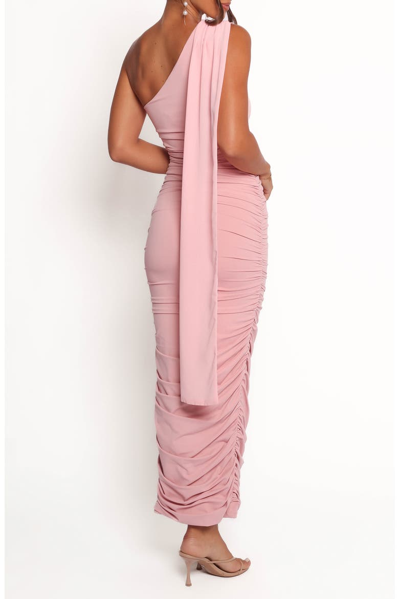 Reia One-Shoulder Body-Con Dress, Alternate, color, PINK