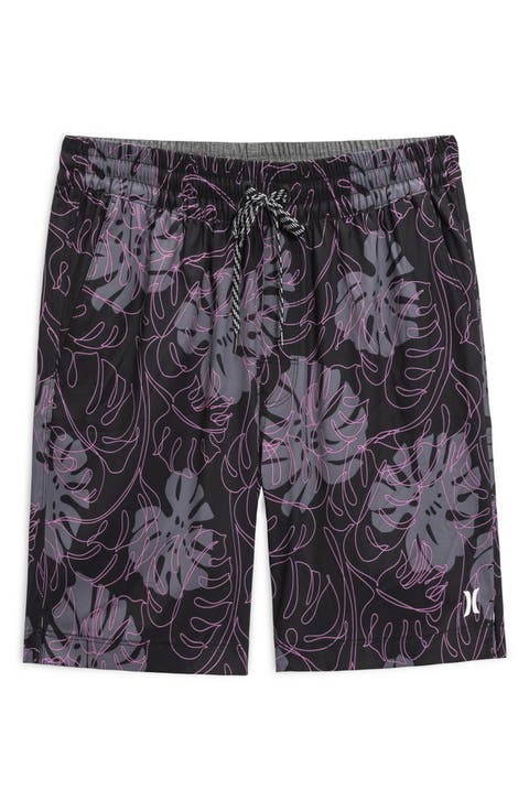 Leaf Volley Swim Trunks