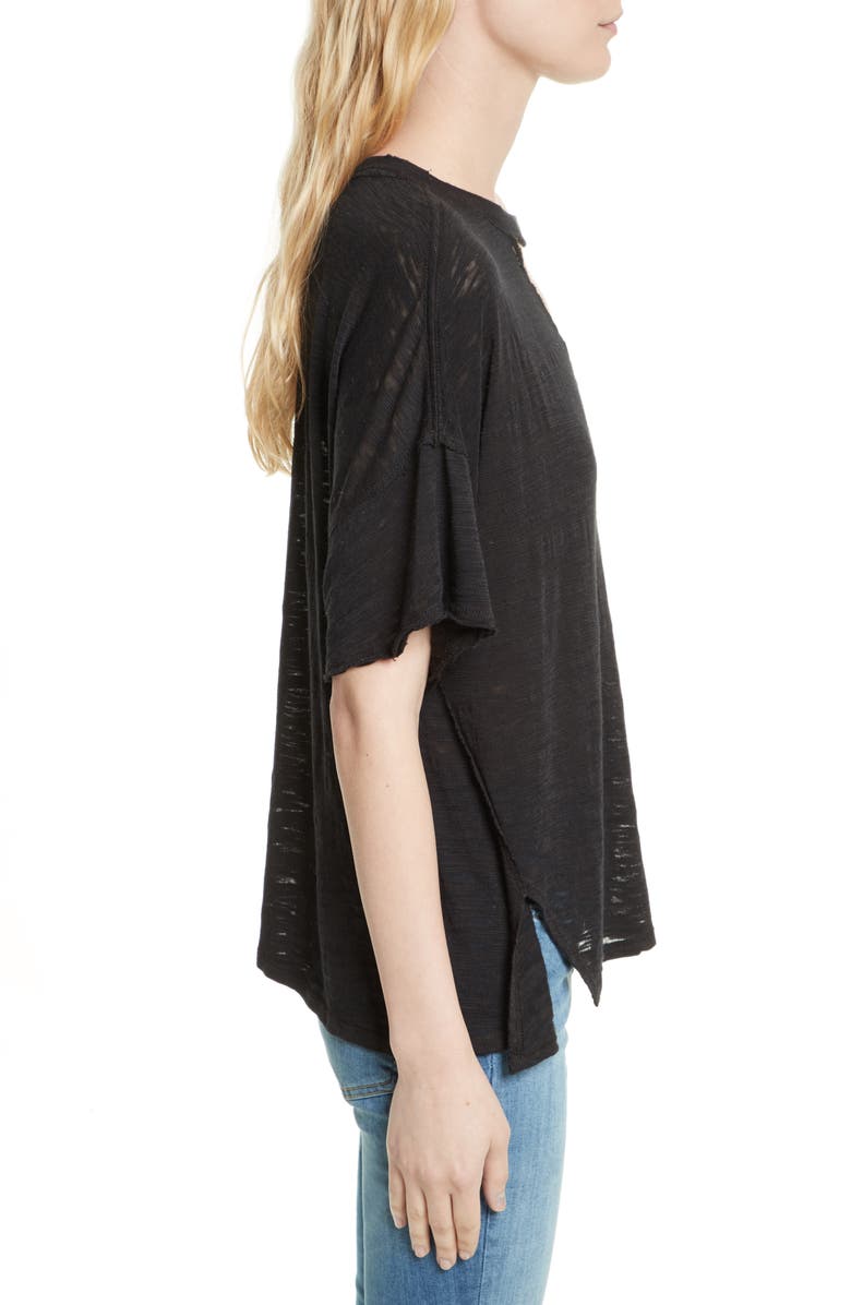 Free People Jordan Burnout Tee, Alternate, color, 