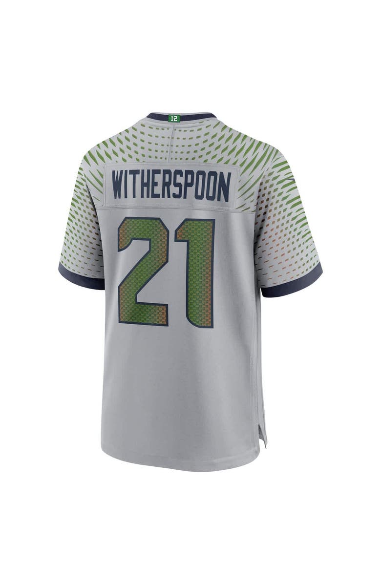 Nike Men's Nike Devon Witherspoon Wolf Gray Seattle Seahawks 2025 Rivalries Collection Game Jersey, Alternate, color, Gray