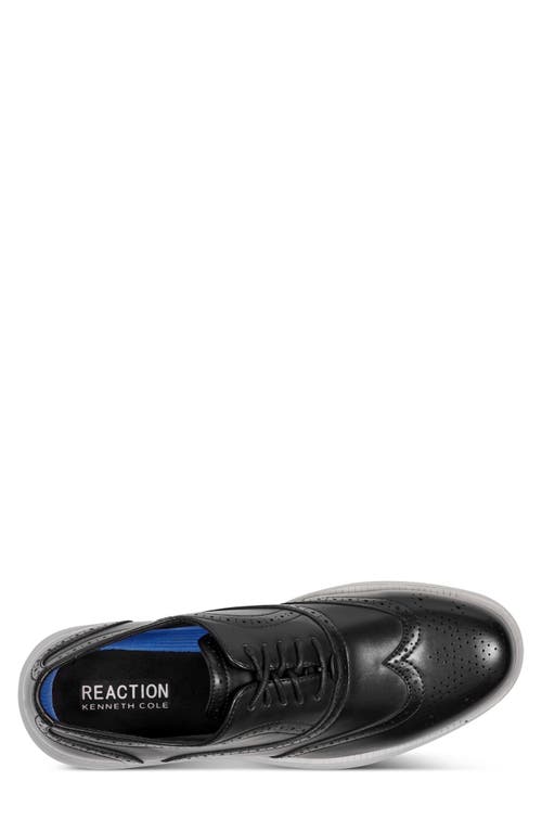 Reaction Kenneth Cole Lace-up Hybrid Oxford In Black