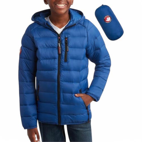 Canada Weather Gear Kids' Boys' Lightweight Packable Puffer Jacket In Blue
