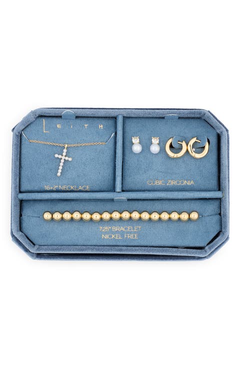 Pendant Necklace, Earrings & Bracelet Set