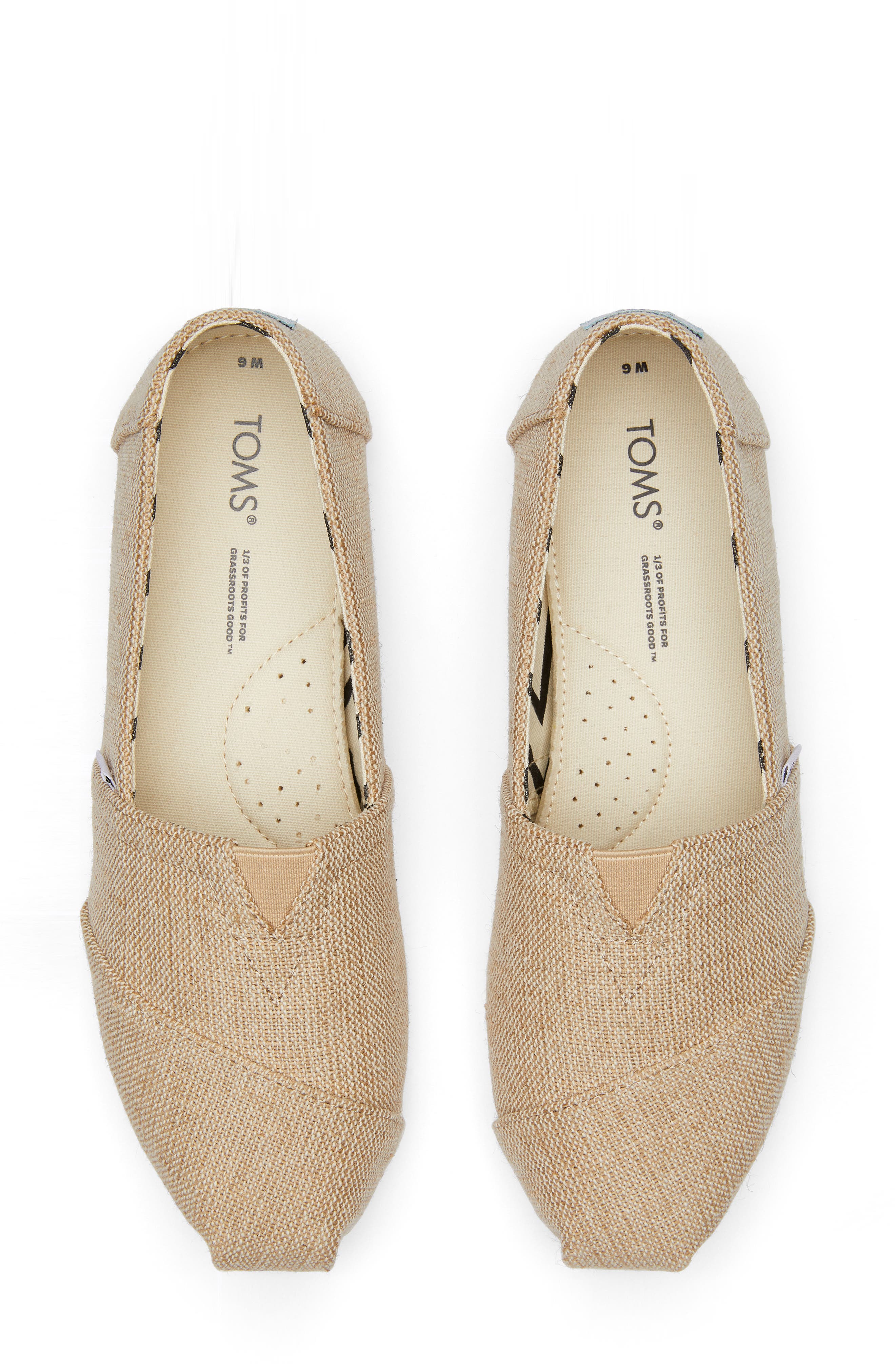 Alpargata Slip-On, Alternate, color, WHITE NATURAL
