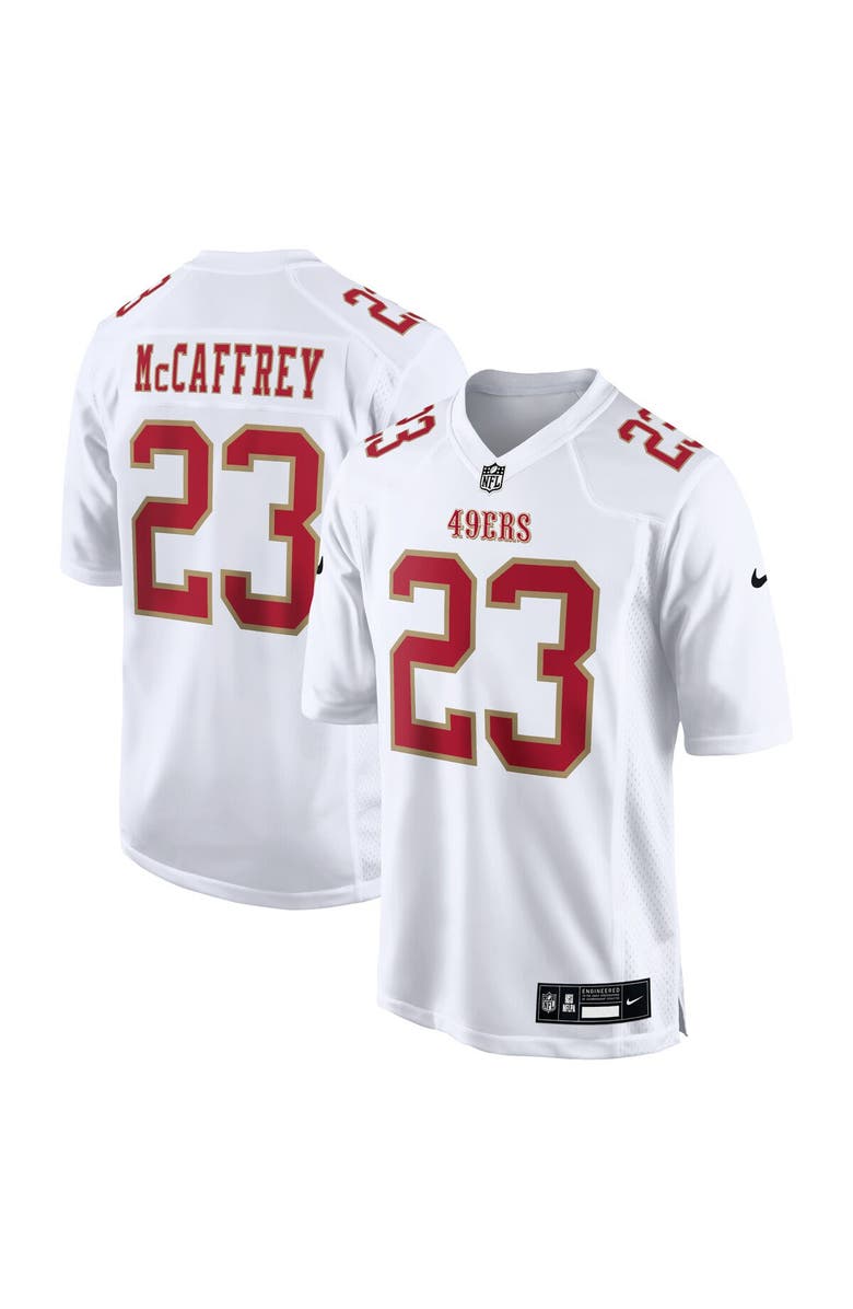 Nike Men's Nike Christian McCaffrey Tundra White San Francisco 49ers Fashion Game Jersey, Main, color, White