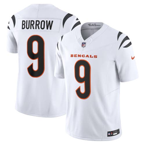 NIKE NIKE JOE BURROW WHITE CINCINNATI BENGALS VAPOR F.U.S.E. LIMITED JERSEY