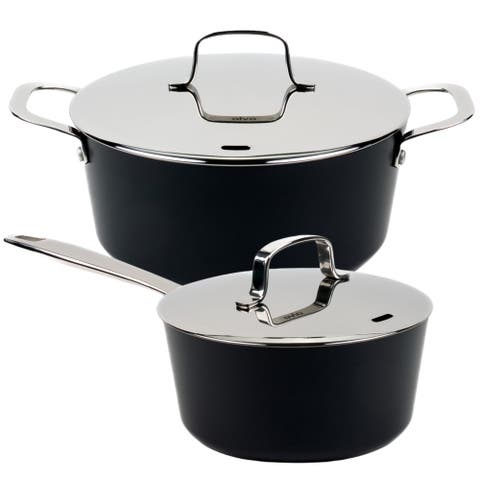 Maestro 4.5-qt Ceramic Coated Nonstick Stock Pot 
2-qt Ceramic Nonstick Saucepan with Lid
