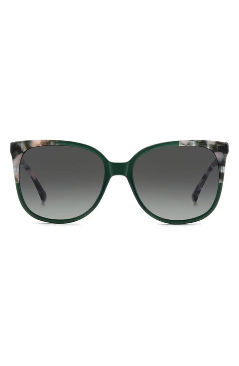 Kaysie 58mm Gradient Square Sunglasses
