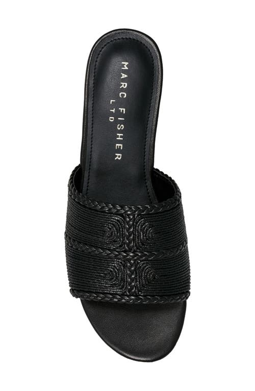 Marc Fisher Ltd Zuri Slide Sandal In Black