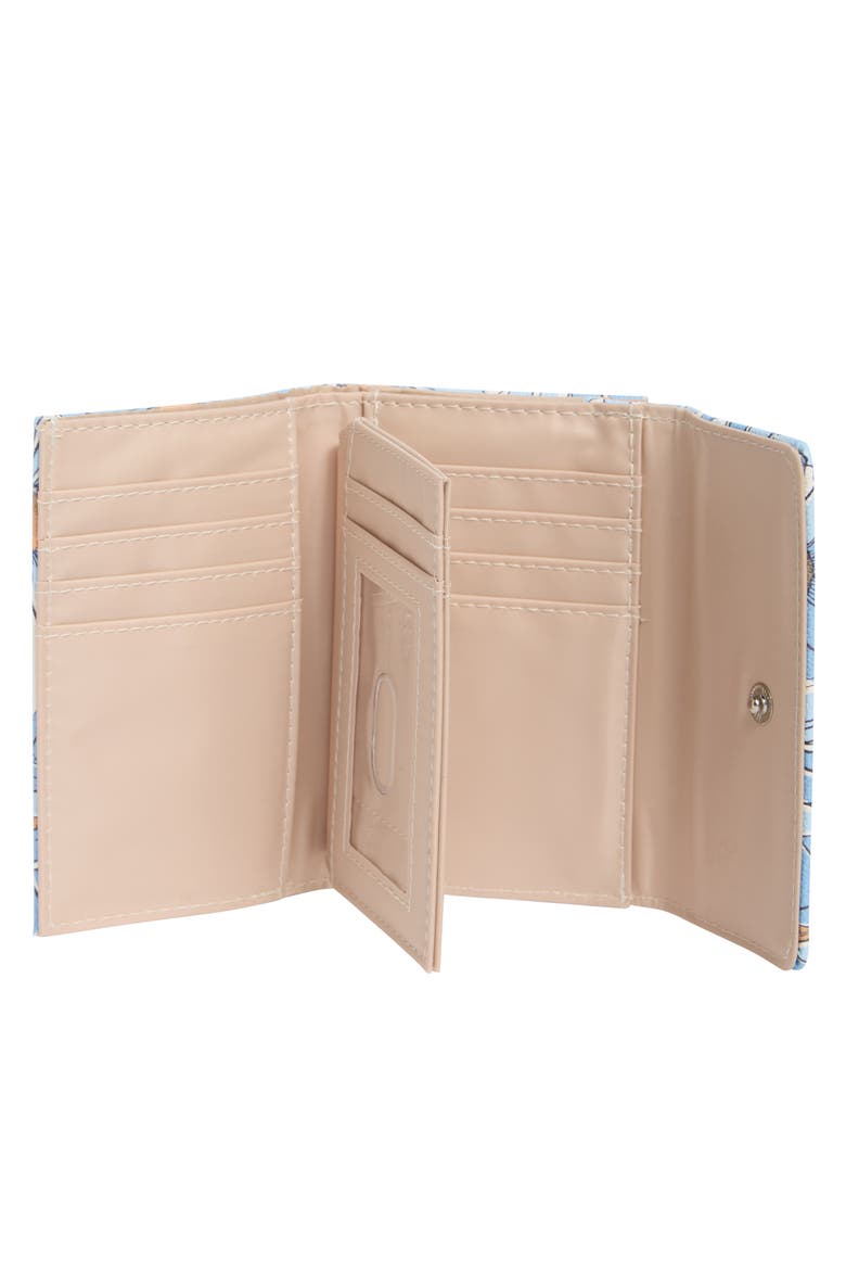 Floral Print Wallet, Alternate, color, DAISYLAND