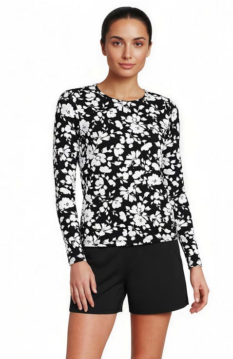 SunShade UPF 50 Long Sleeve Rash Guard Swim Tee