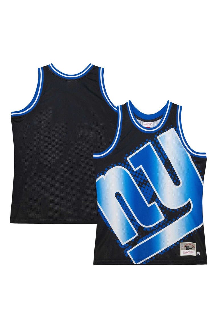 Men's Mitchell & Ness Black New York Giants Big Face 7.0 Fashion Tank Top, Main, color, Black
