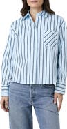 French Connection Boxy Stripe Button-Up Shirt