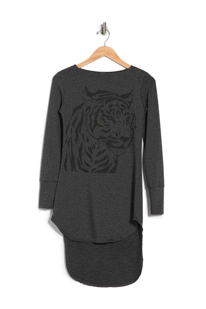 Graphic Boat Neck Top, Alternate, color, CHARCOAL PRINT 1