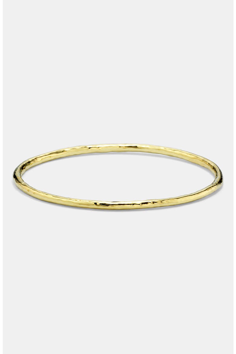 'Glamazon' 18k Gold Bangle, Main, color, GOLD