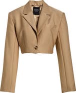 AFRM Petra Twill Crop Blazer