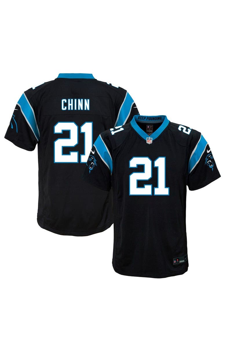 Nike Youth Nike Jeremy Chinn Black Carolina Panthers Game Jersey, Main, color,