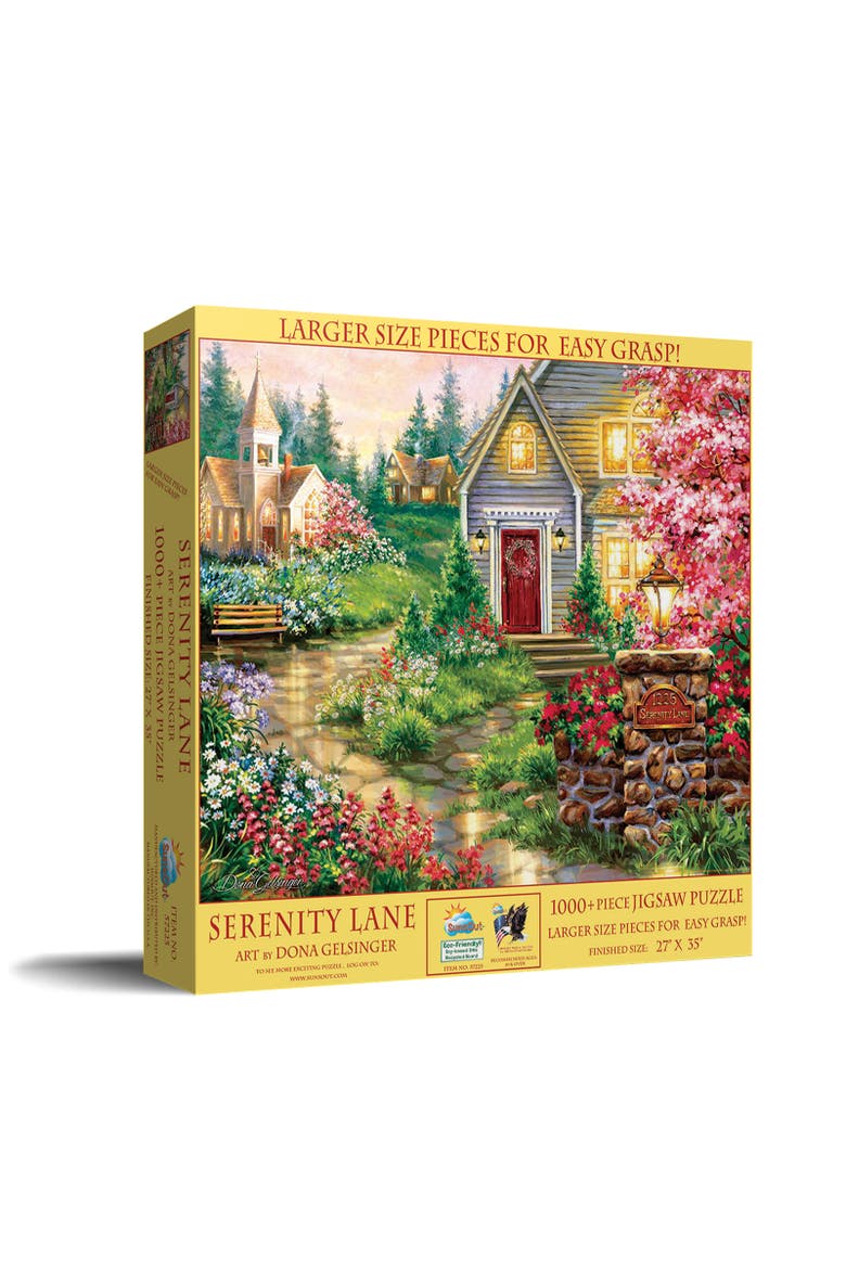 Serenity Lane 1000 piece Jigsaw Puzzle for Adults Large Pieces, Main, color, Multicolor