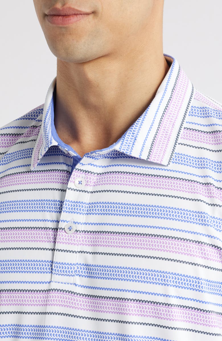 Swannies Tracks Stripe Golf Polo, Alternate, color, 