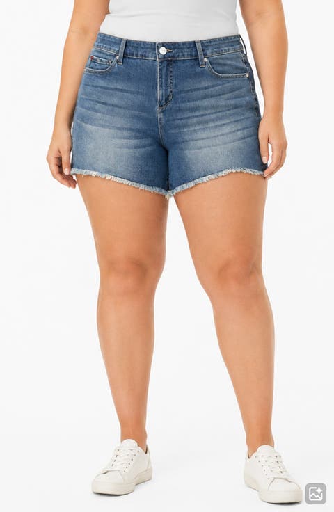 Frayed Hem Shorts
