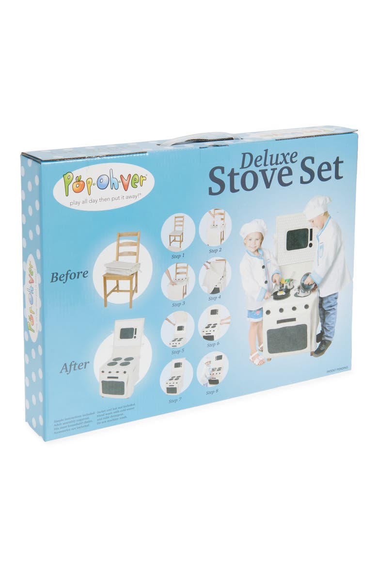Stove Deluxe Play Set, Alternate, color, BROWN